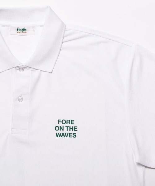 FORE ON THE WAVES POLO（ポロシャツ）｜Pacific GOLF CLUB