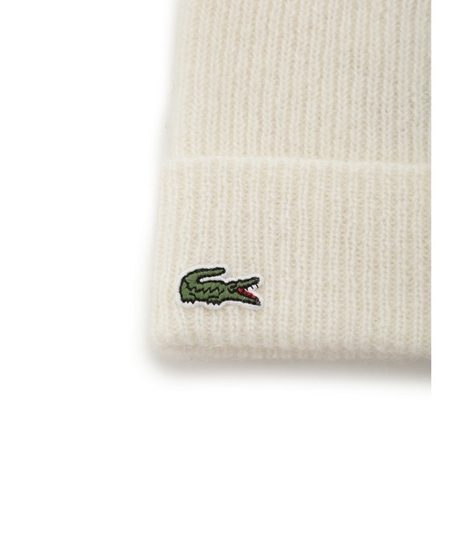 SNIDEL（スナイデル）の「LACOSTE/ニット帽（ニットキャップ/ビーニー・レディース・ピンク/グレー/アイボリー・FREE）」の15枚目の写真