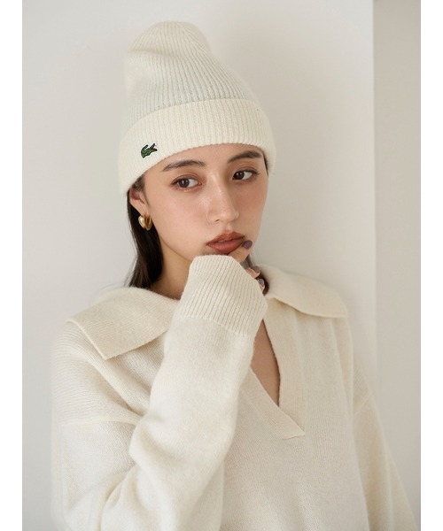 LACOSTEニット帽 elehelm-hatstore_l1225