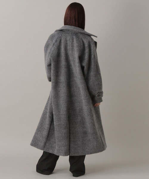 FOREVER 21（フォーエバー トゥエンティーワン）の「【2024FW】アソートシャギー２ＷＡＹロングコート（チェスターコート・レディース・その他/グレー・FREE）」の11枚目の写真