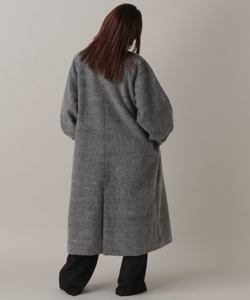 FOREVER 21（フォーエバー トゥエンティーワン）の「【2024FW】アソートシャギー２ＷＡＹロングコート（チェスターコート・レディース・その他/グレー・FREE）」の13枚目の写真