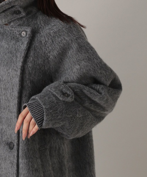 FOREVER 21（フォーエバー トゥエンティーワン）の「【2024FW】アソートシャギー２ＷＡＹロングコート（チェスターコート・レディース・その他/グレー・FREE）」の18枚目の写真