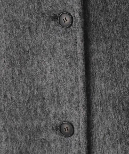 FOREVER 21（フォーエバー トゥエンティーワン）の「【2024FW】アソートシャギー２ＷＡＹロングコート（チェスターコート・レディース・その他/グレー・FREE）」の21枚目の写真