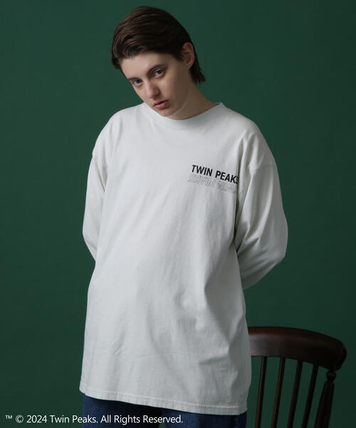 MANASTASH（マナスタッシュ）の「MANASTASH/マナスタッシュ TWIN PEAKS L/S TEE 01 ツイン・ピークス ロングスリーブTシャツ 01（Tシャツ/カットソー・メンズ・ブラック/ホワイト/ブラウン・L/M/XL/S）」の14枚目の写真