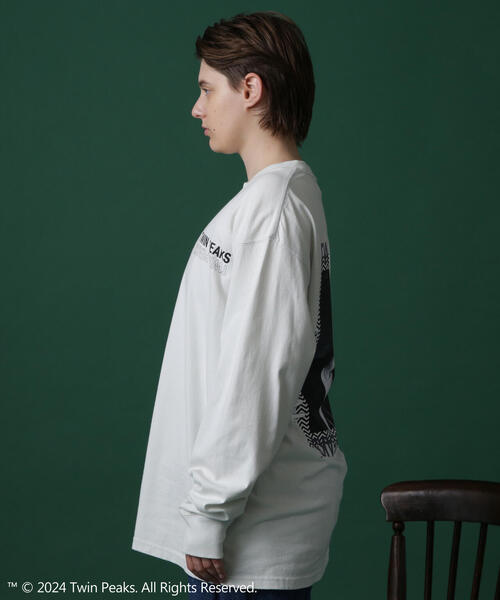 MANASTASH（マナスタッシュ）の「MANASTASH/マナスタッシュ TWIN PEAKS L/S TEE 01 ツイン・ピークス ロングスリーブTシャツ 01（Tシャツ/カットソー・メンズ・ブラック/ホワイト/ブラウン・L/M/XL/S）」の18枚目の写真