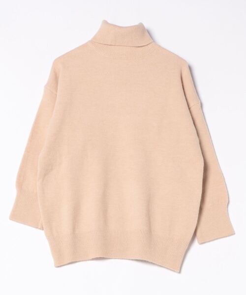 LAULEN(ローレン)の「highneck knit pullover /ハイネックニットプルオーバー(ニット/セーター・レディース・ブラック/グレー/レッド/ベージュ/アイボリー・FREE)」の1枚目の写真