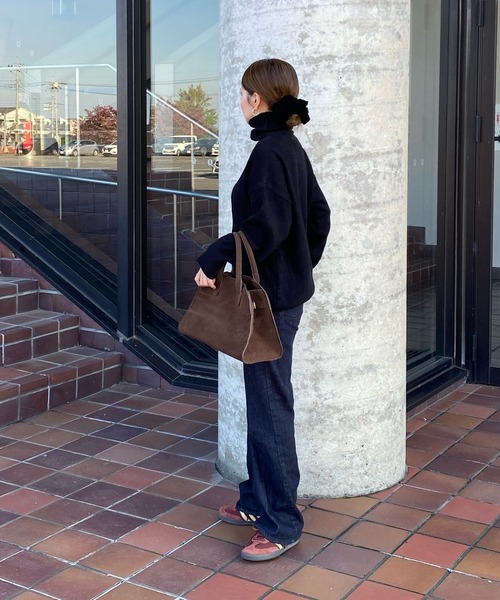 LAULEN(ローレン)の「highneck knit pullover /ハイネックニットプルオーバー(ニット/セーター・レディース・ブラック/グレー/レッド/ベージュ/アイボリー・FREE)」の11枚目の写真