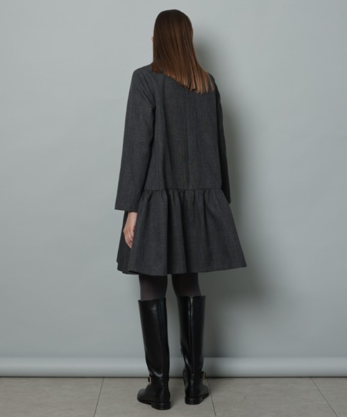 CADUNE（カデュネ）の「ローウェストミニワンピース（ワンピース・レディース・グレー/ブラック・36/38）」の12枚目の写真