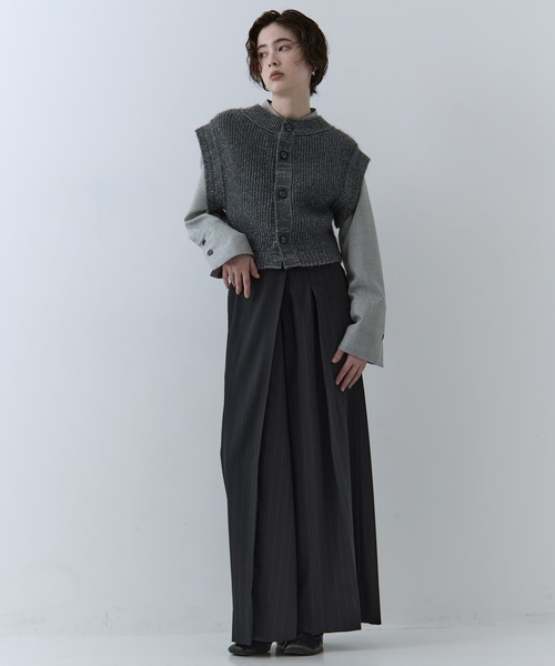 rurumu: broken mohair knit vest ニットベスト rurumu: broken mohair knit vest ニットベスト