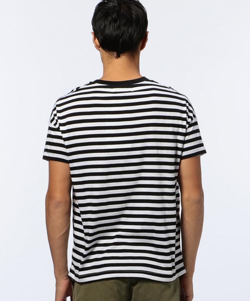 UNITED ARROWS(ユナイテッドアローズ)の「<VINCENT ET MIREILLE(ヴァンソン・エ・ミレイユ)> BORDER C/N TEE(Tシャツ/カットソー・メンズ・ブラック・MEDIUM)」の2枚目の写真