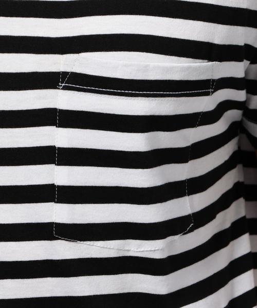 UNITED ARROWS(ユナイテッドアローズ)の「<VINCENT ET MIREILLE(ヴァンソン・エ・ミレイユ)> BORDER C/N TEE(Tシャツ/カットソー・メンズ・ブラック・MEDIUM)」の9枚目の写真