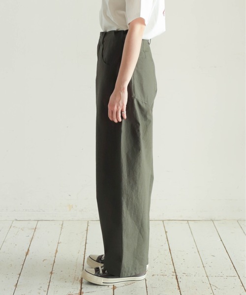 NOMBRE IMPAIR(ノンブルアンペール)の「コットンウェザー カーヴィーパンツ(その他パンツ・レディース・ブラック/カーキ/ベージュ・FREE)」の11枚目の写真
