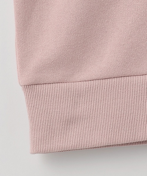 LOVETOXIC（ラブトキシック）の「【GOODPRICE】裏起毛カレッジプルオーバー（スウェット・キッズ・トップグレー/チャコール/グリーン/ピンク/オフホワイト・L/M/S）」の11枚目の写真