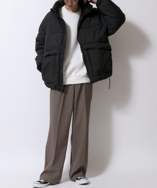 【セール】Volume Highneck Padded Jacket/別注 ボリュームハイネック 中綿ジャケット パファージャケット パデッドジャケット ファイバーダウンジャケット レディース メンズ（ダウンジャケット/コート）｜SITRY（シトリー）