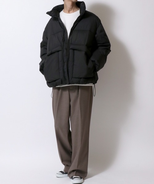 【セール】Volume Highneck Padded Jacket/別注 ボリュームハイネック 中綿ジャケット パファージャケット パデッドジャケット ファイバーダウンジャケット レディース メンズ（ダウンジャケット/コート）｜SITRY（シトリー）