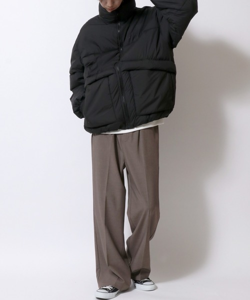 【セール】Volume Highneck Padded Jacket/別注 ボリュームハイネック 中綿ジャケット パファージャケット パデッドジャケット ファイバーダウンジャケット レディース メンズ（ダウンジャケット/コート）｜SITRY（シトリー）
