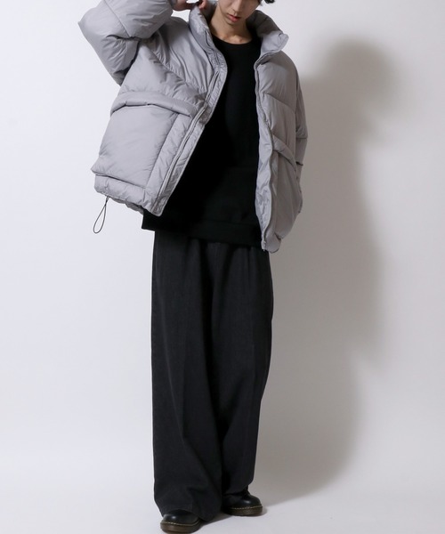 【セール】Volume Highneck Padded Jacket/別注 ボリュームハイネック 中綿ジャケット パファージャケット パデッドジャケット ファイバーダウンジャケット レディース メンズ（ダウンジャケット/コート）｜SITRY（シトリー）