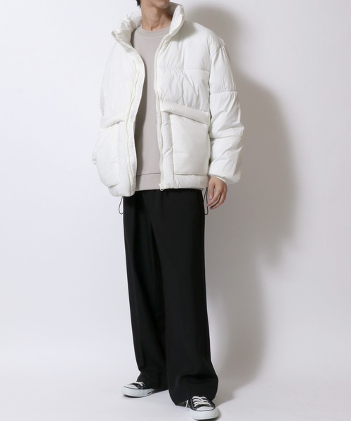 【セール】Volume Highneck Padded Jacket/別注 ボリュームハイネック 中綿ジャケット パファージャケット パデッドジャケット ファイバーダウンジャケット レディース メンズ（ダウンジャケット/コート）｜SITRY（シトリー）