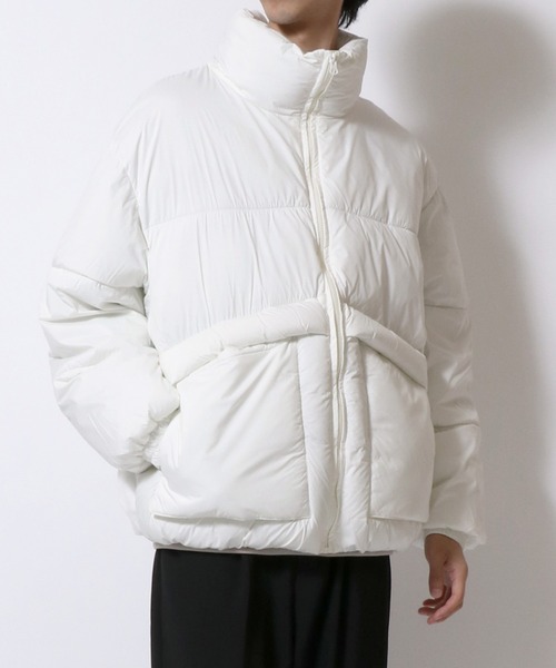 【セール】Volume Highneck Padded Jacket/別注 ボリュームハイネック 中綿ジャケット パファージャケット パデッドジャケット ファイバーダウンジャケット レディース メンズ（ダウンジャケット/コート）｜SITRY（シトリー）