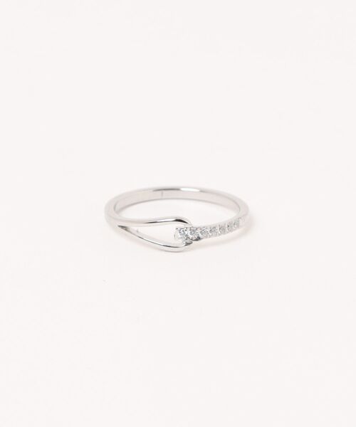 ABBEY MARKET（アビーマーケット）の「金属アレルギー対応 サージカルステンレス ニッケルフリー シンプルリング ステンレスリング K18GP 18金コーティング キュービックジルコニア（リング・レディース・シルバー/ゴールド・9号/11号/14号/16号/18号/21号）」の15枚目の写真