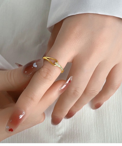 ABBEY MARKET（アビーマーケット）の「金属アレルギー対応 サージカルステンレス ニッケルフリー シンプルリング ステンレスリング K18GP 18金コーティング キュービックジルコニア（リング・レディース・シルバー/ゴールド・9号/11号/14号/16号/18号/21号）」の12枚目の写真