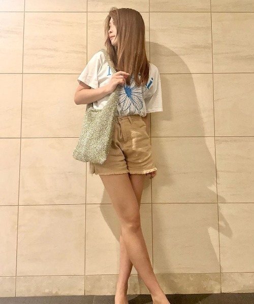 L LABEL(エルラベル)の「ラメシャギートートバッグ(トートバッグ・レディース・ピンク/ゴールド/ブラック/シルバー・FREE)」の6枚目の写真