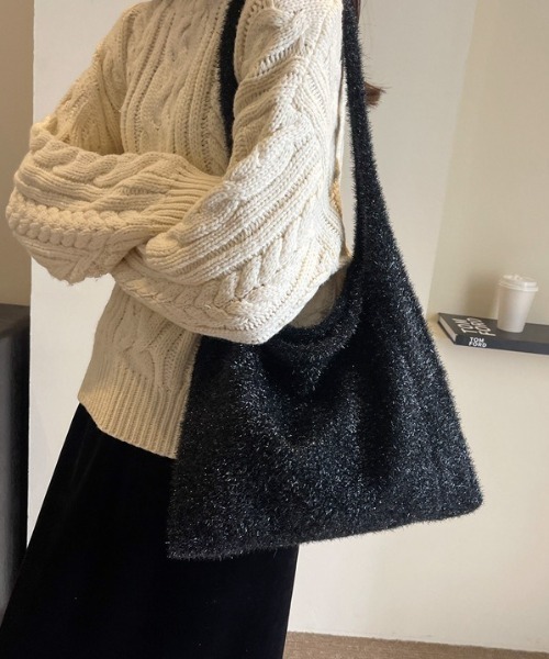 L LABEL(エルラベル)の「ラメシャギートートバッグ(トートバッグ・レディース・ピンク/ゴールド/ブラック/シルバー・FREE)」の19枚目の写真