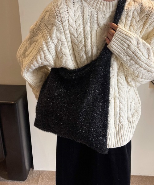 L LABEL(エルラベル)の「ラメシャギートートバッグ(トートバッグ・レディース・ピンク/ゴールド/ブラック/シルバー・FREE)」の22枚目の写真
