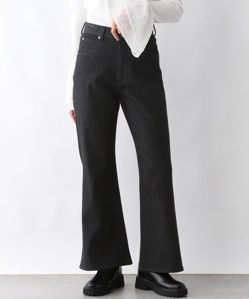 LEPSIM(レプシィム)の「タイトフレアデニムパンツ 286831(デニムパンツ・レディース・ブラック/ネイビー/ブルー・LARGE/MEDIUM)」の7枚目の写真