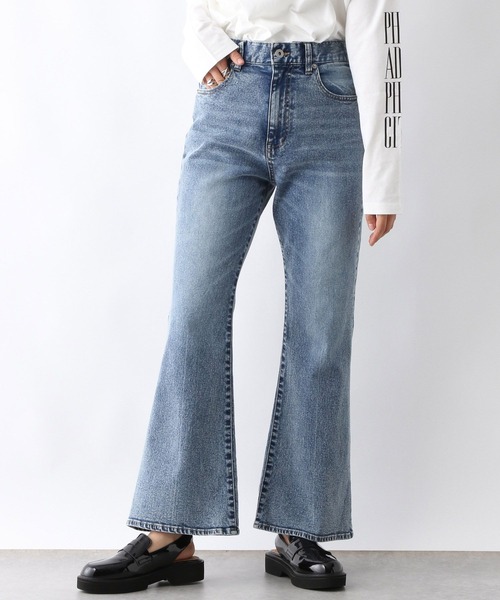 LEPSIM(レプシィム)の「タイトフレアデニムパンツ 286831(デニムパンツ・レディース・ブラック/ネイビー/ブルー・LARGE/MEDIUM)」の14枚目の写真