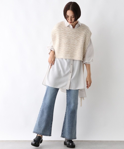 LEPSIM（レプシィム）の「タイトフレアデニムパンツ 286831（デニム