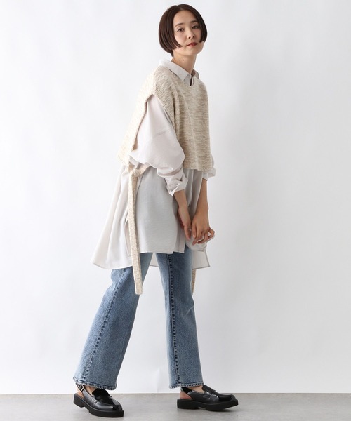 LEPSIM(レプシィム)の「タイトフレアデニムパンツ 286831(デニムパンツ・レディース・ブラック/ネイビー/ブルー・LARGE/MEDIUM)」の18枚目の写真