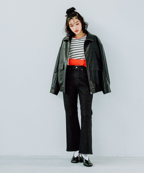 miduhue Treatment Pack 2本セット セール】タイトフレアデニムパンツ 286831（デニムパンツ