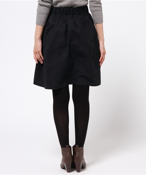 earth music&ecology（アースミュージックアンドエコロジー）の「フェイクスウェードスカート（スカート・レディース・ワインレッド/ブラウン/キャメル/ネイビー/カーキ・FREE）」の8枚目の写真