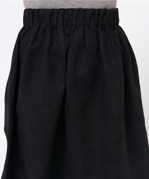 earth music&ecology（アースミュージックアンドエコロジー）の「フェイクスウェードスカート（スカート・レディース・ワインレッド/ブラウン/キャメル/ネイビー/カーキ・FREE）」の9枚目の写真