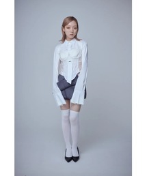 neith.（ネイス）の「neith./ネイス/Mesh Tied Shirt（シャツ/ブラウス