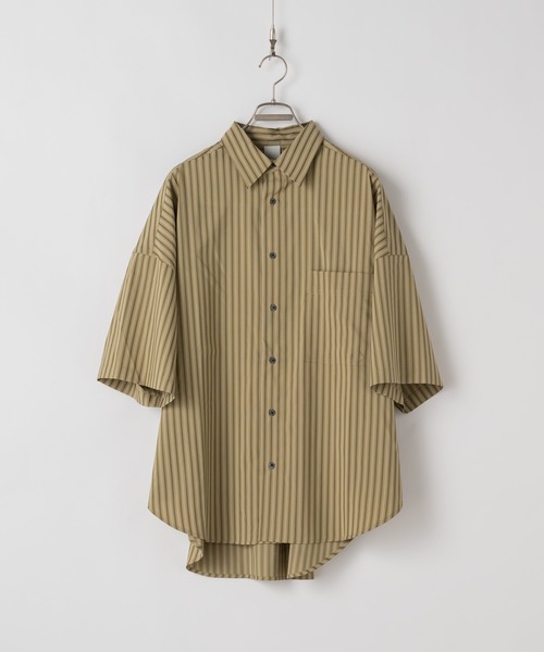Stripe over shirts/ストライプオーバーシャツ（シャツ/ブラウス