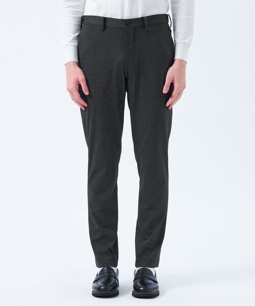 MACKINTOSH PHILOSOPHY（ﾏｯｷﾝﾄｯｼｭ ﾌｨﾛｿﾌｨｰ）の「テーラードジャージー パンツ チドリ/バーズアイ（その他パンツ・メンズ・ネイビー/チャコールグレー・38/40/42/44）」の6枚目の写真