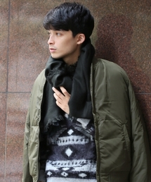 RAGEBLUE | フリンジショールマフラー/570457(マフラー)