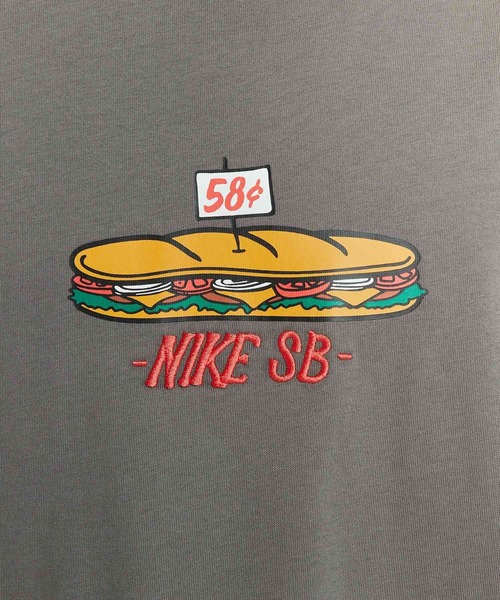 NIKE SB（ナイキエスビー）の「ナイキ SB ロングスリーブ マックス90 スケートボード Tシャツ / Nike SB Long-Sleeved Max90 Skate T-Shirt HJ0807-289 Cave Stone（Tシャツ/カットソー・メンズ・グレー系その他2・2XL/L/M/S/XL/XS）」の8枚目の写真