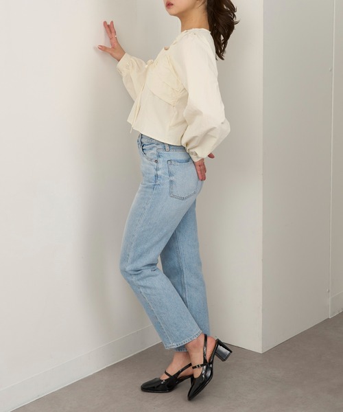 MAGASIN DE MODE Chou Chou(マガジンデモードシュシュ)の「【MAGASIN DE MODE Chou Chou】TNタフタ ビスチェレイヤード風ブラウス XNN(シャツ/ブラウス・レディース・ブラック/アイボリー/グレー・FREE)」の17枚目の写真