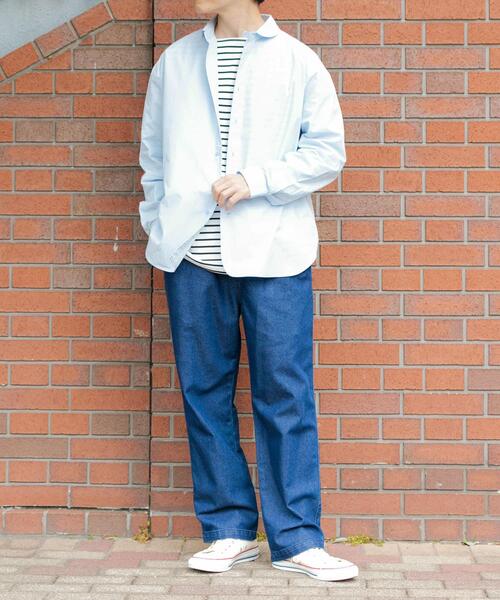 ITEMS URBANRESEARCH（アイテムズ アーバンリサーチ）の「クールタッチ デニムイージーパンツ（その他パンツ・メンズ・ブラック/インディゴブルー/ブルー系その他・MEDIUM/LARGE）」の12枚目の写真