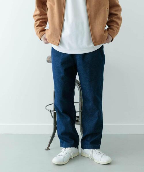 ITEMS URBANRESEARCH（アイテムズ アーバンリサーチ）の「クールタッチ デニムイージーパンツ（その他パンツ・メンズ・ブラック/インディゴブルー/ブルー系その他・MEDIUM/LARGE）」の13枚目の写真