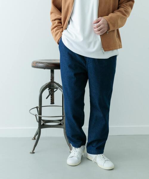 ITEMS URBANRESEARCH（アイテムズ アーバンリサーチ）の「クールタッチ デニムイージーパンツ（その他パンツ・メンズ・ブラック/インディゴブルー/ブルー系その他・MEDIUM/LARGE）」の15枚目の写真