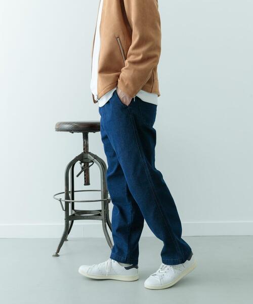 ITEMS URBANRESEARCH（アイテムズ アーバンリサーチ）の「クールタッチ デニムイージーパンツ（その他パンツ・メンズ・ブラック/インディゴブルー/ブルー系その他・MEDIUM/LARGE）」の16枚目の写真
