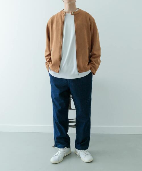 ITEMS URBANRESEARCH（アイテムズ アーバンリサーチ）の「クールタッチ デニムイージーパンツ（その他パンツ・メンズ・ブラック/インディゴブルー/ブルー系その他・MEDIUM/LARGE）」の17枚目の写真