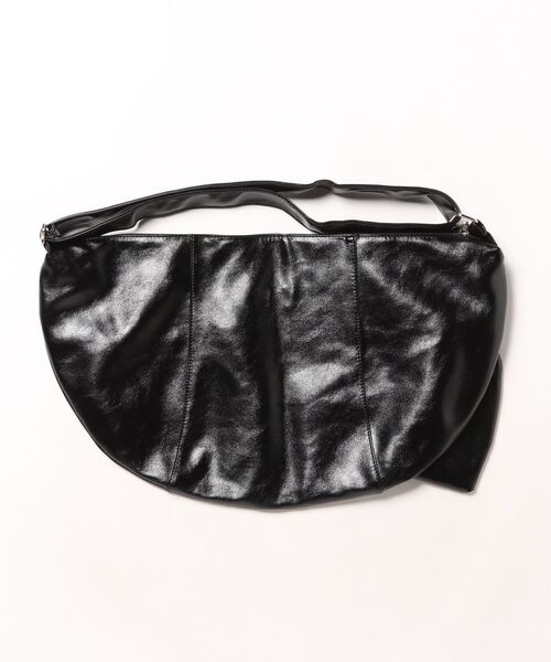 NOLITA LABORATORY（ノリータラボラトリー）の「【 NOLITA / ノリータ 】ハーフムーン メッセンジャー バッグ（ショルダーバッグ・レディース・ブラック/ブラウン/アイボリー・FREE）」の12枚目の写真