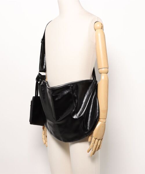 NOLITA LABORATORY（ノリータラボラトリー）の「【 NOLITA / ノリータ 】ハーフムーン メッセンジャー バッグ（ショルダーバッグ・レディース・ブラック/ブラウン/アイボリー・FREE）」の14枚目の写真