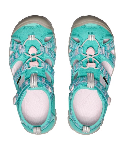 KEEN（キーン）の「KEEN/キーン キッズ サンダル 水陸両用 SEACAMP II CNX シーキャンプ 1030815（サンダル・キッズ・ターコイズブルー・21cm/22cm/22.5cm/20cm）」の5枚目の写真