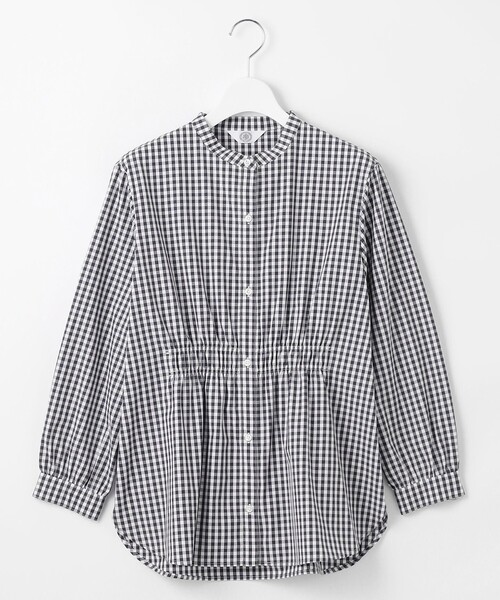 J.PRESS(ジェイプレス)の「【洗える・接触冷感・UVケア】エステネージュストライプ シャーリング ブラウス(シャツ/ブラウス・レディース・サックスブルー系1/ライトグレー系1/ブルー系1/ネイビー系3・T15/T13)」の22枚目の写真